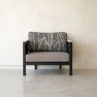 Eclipse Patio Chair // Dark Print with Rope Eclipse Patio Chair // Dark Print with Rope