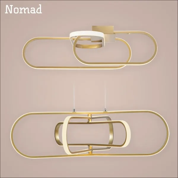 Nomad Led 3 Light Gold Ceiling Light Nomad Led 3 Light Gold Ceiling Light