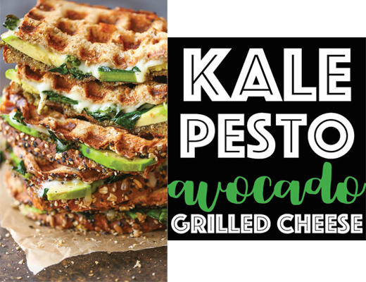 Recipe: Grilled Cheese with Kale Pesto and Cheese