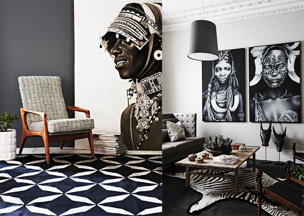 chic african decorating ideas