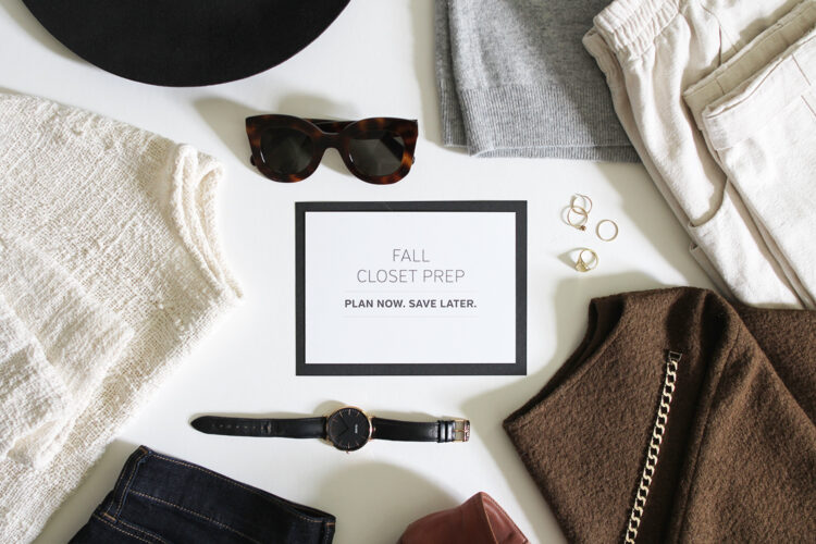 Style Bee - Fall Closet Prep