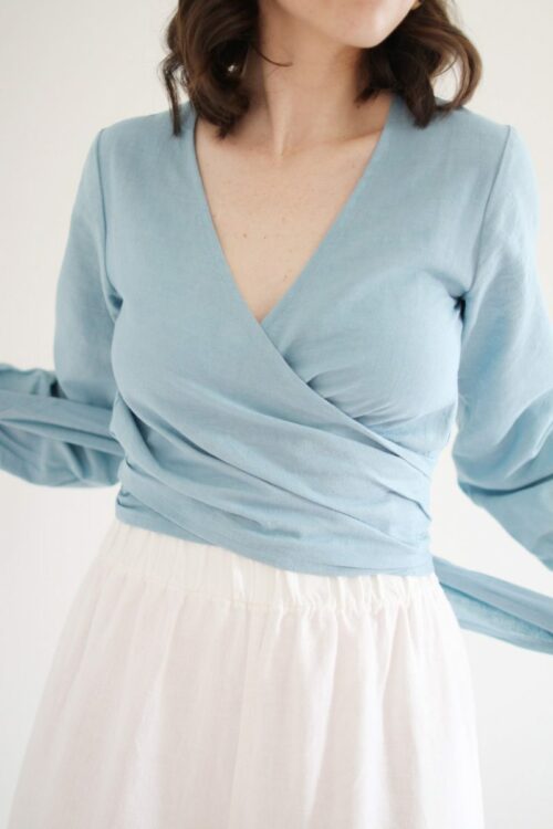 ITEM SPOTLIGHT: THEA WRAP TOP BY EMLEE