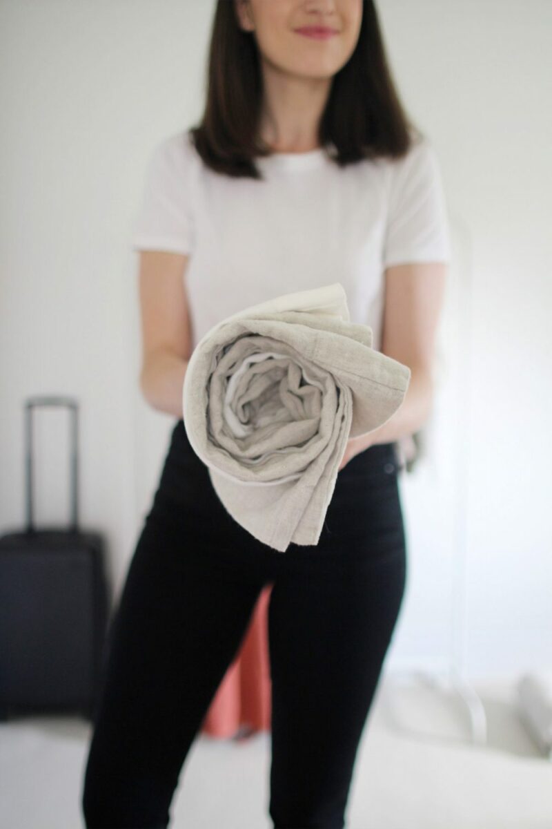 HOW I TRAVEL WITH LINEN