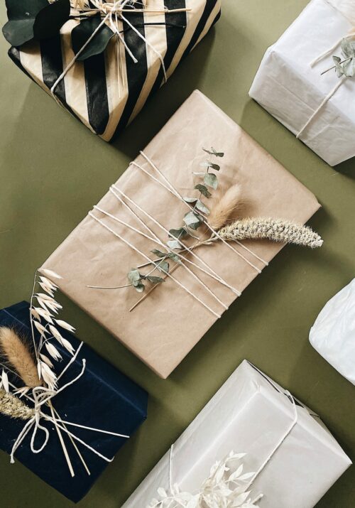 unique gift wrapping ideas — FOR THE HOME