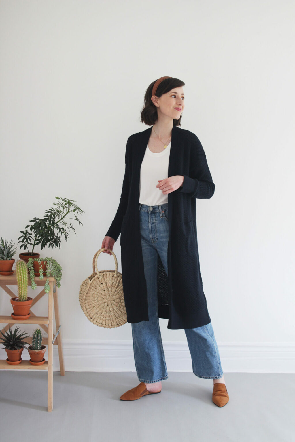 STYLING THE NEVA LONG CARDIGAN BY ABLE