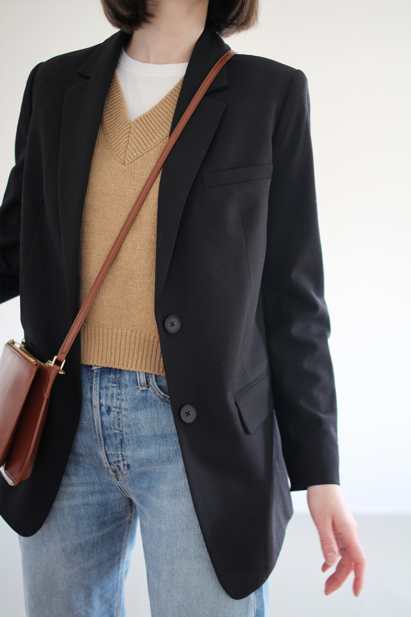 Style Bee - Sweater Vest and Blazer