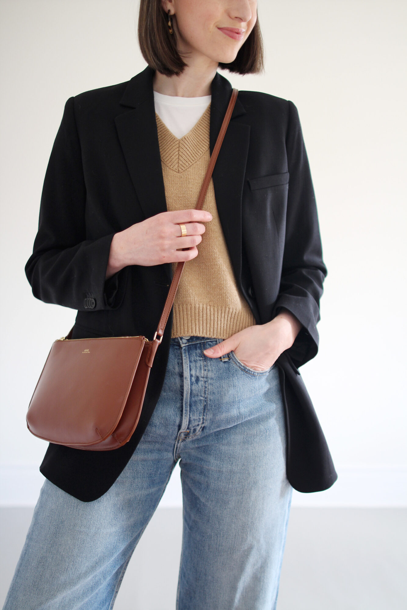 Style Bee - Sweater Vest and Blazer