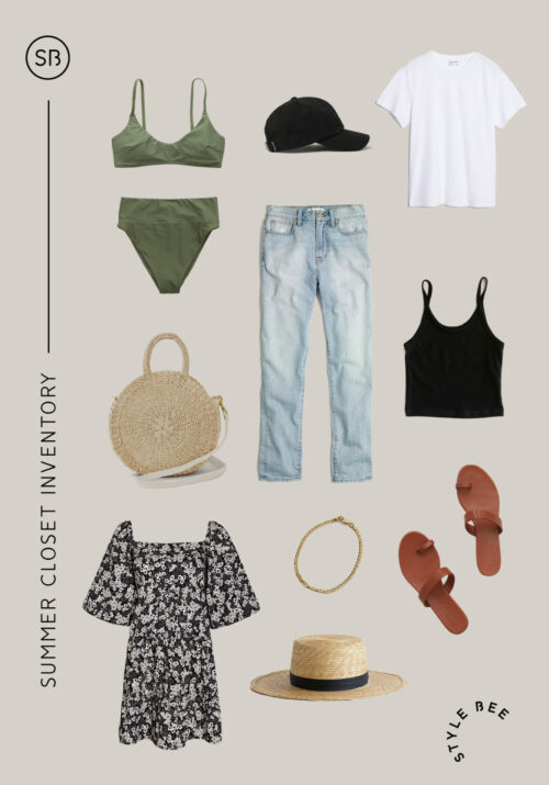 MY SUMMER CLOSET INVENTORY