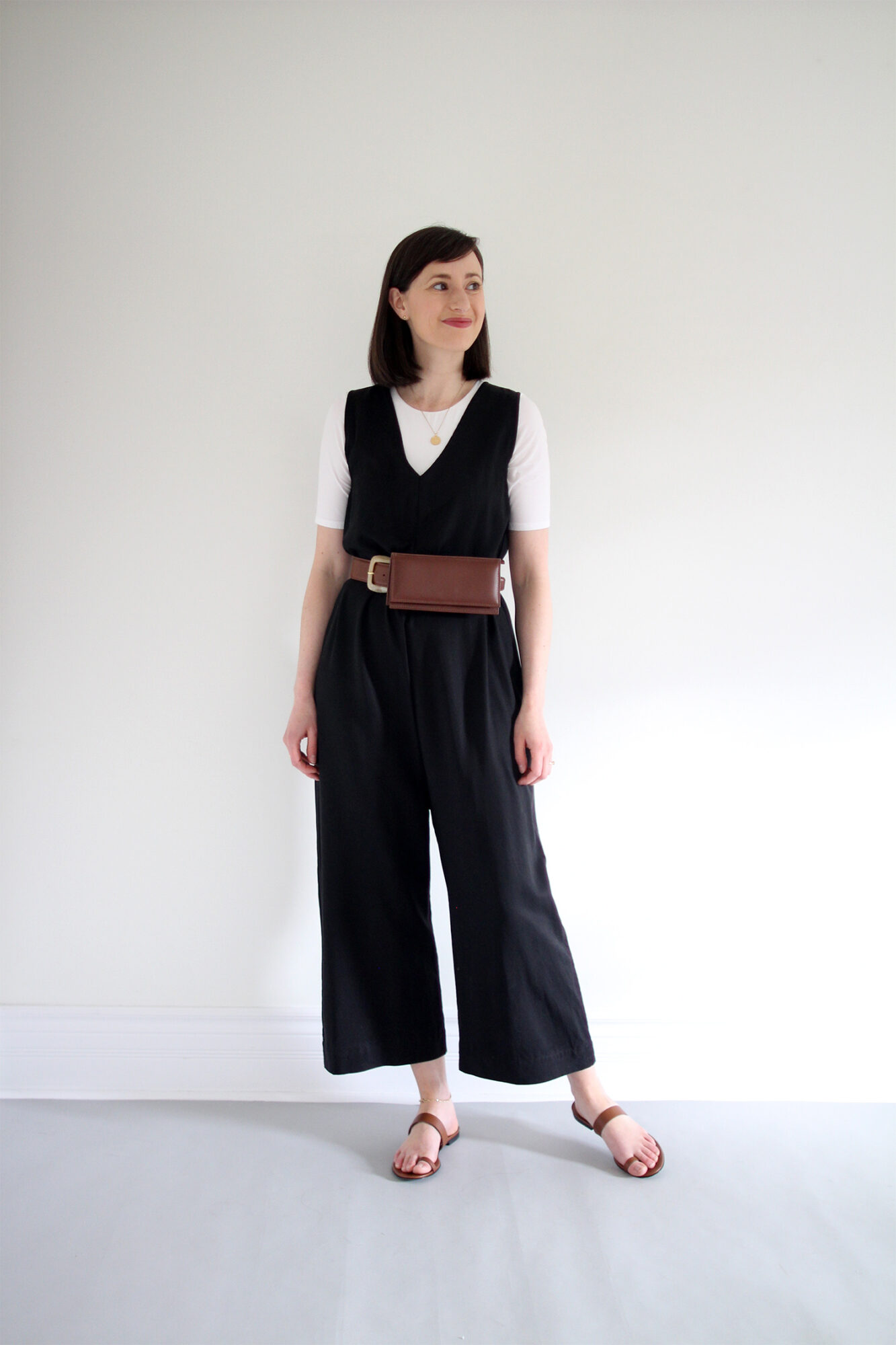 WRAP TOP, SILK PANTS, BEADED BAG AND CROSS STRAP SANDAL - Style Bee