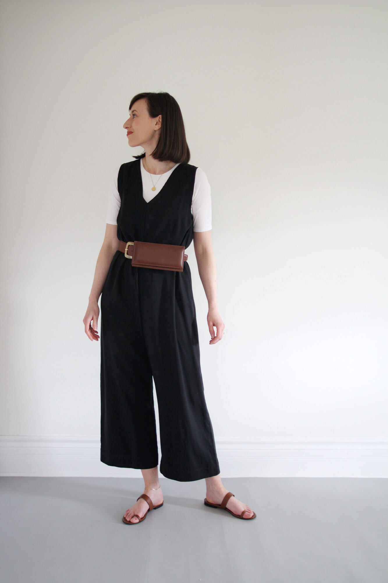 Style Bee - Belted Jumpsuit