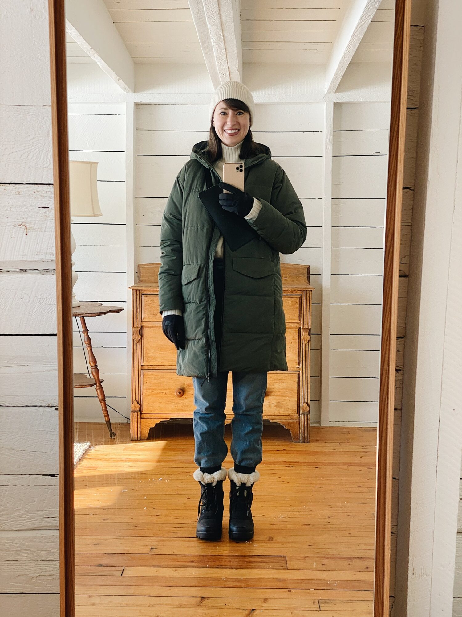 Straight-Leg Jeans, We Have a Problem: Winter Boots (And Coats