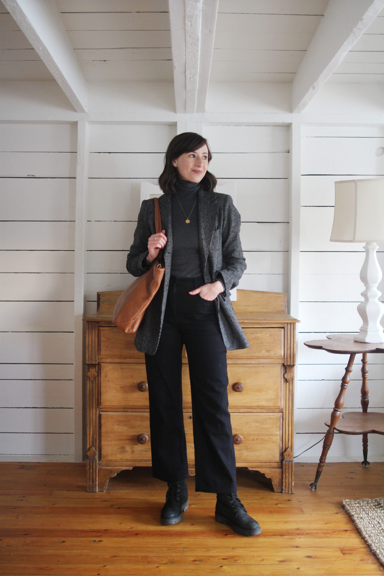 The Jane Straight Pant in Black – Frank And Oak Canada