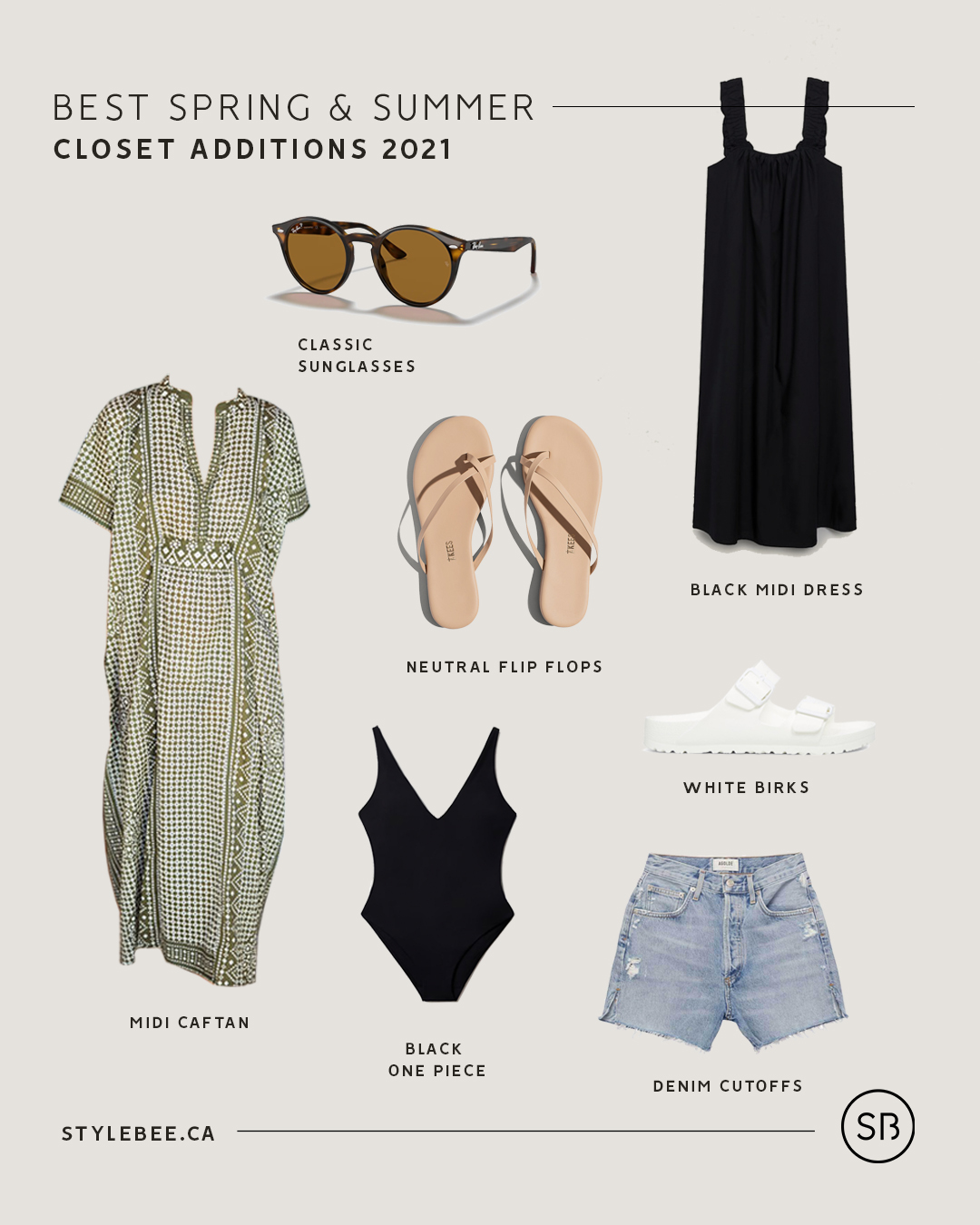 My 2021 Spring Capsule Wardrobe - By Charlotte B