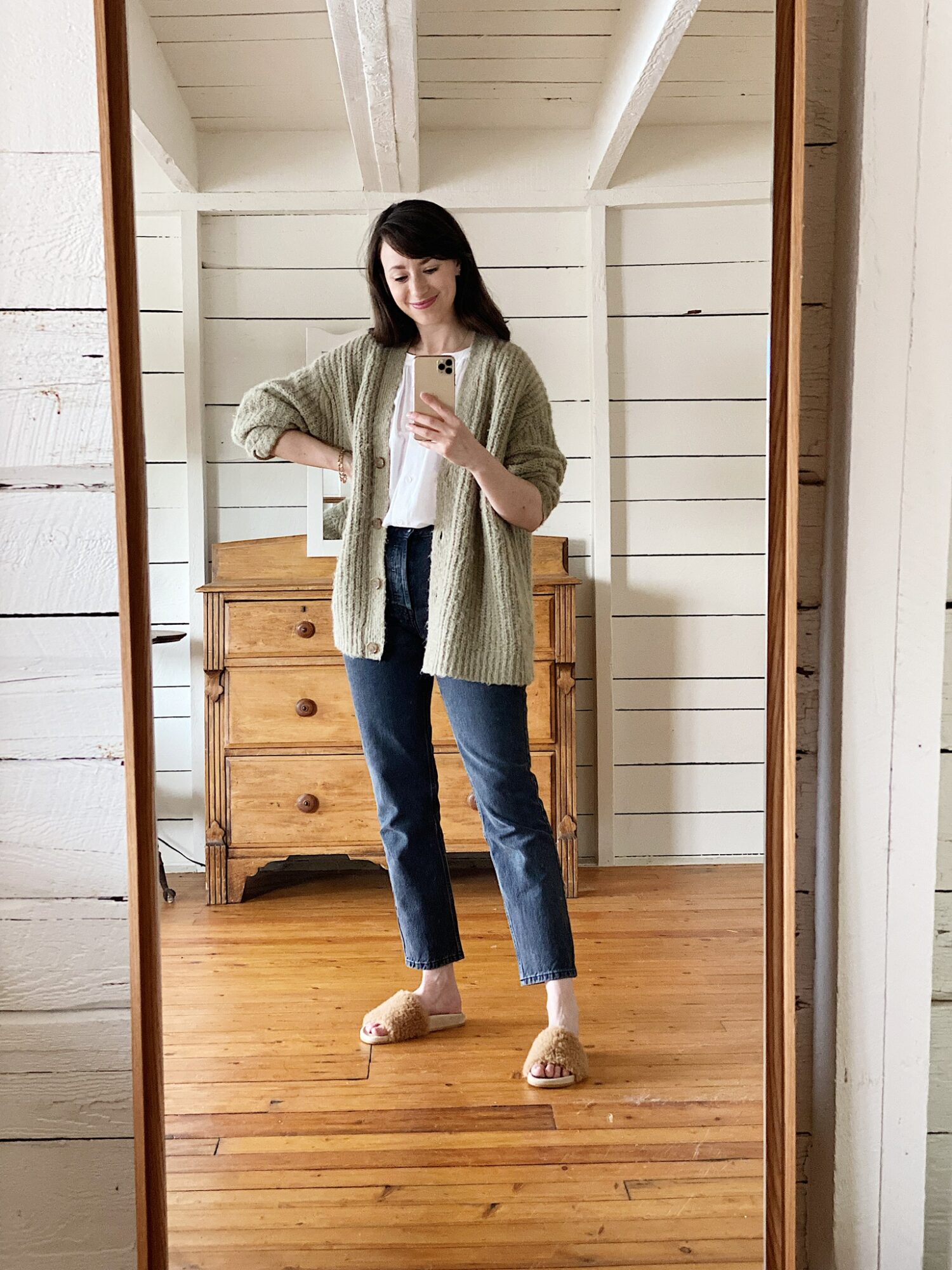 Jenni Kayne Cashmere Cocoon Cardigan vs. Quince Mongolian Cashmere