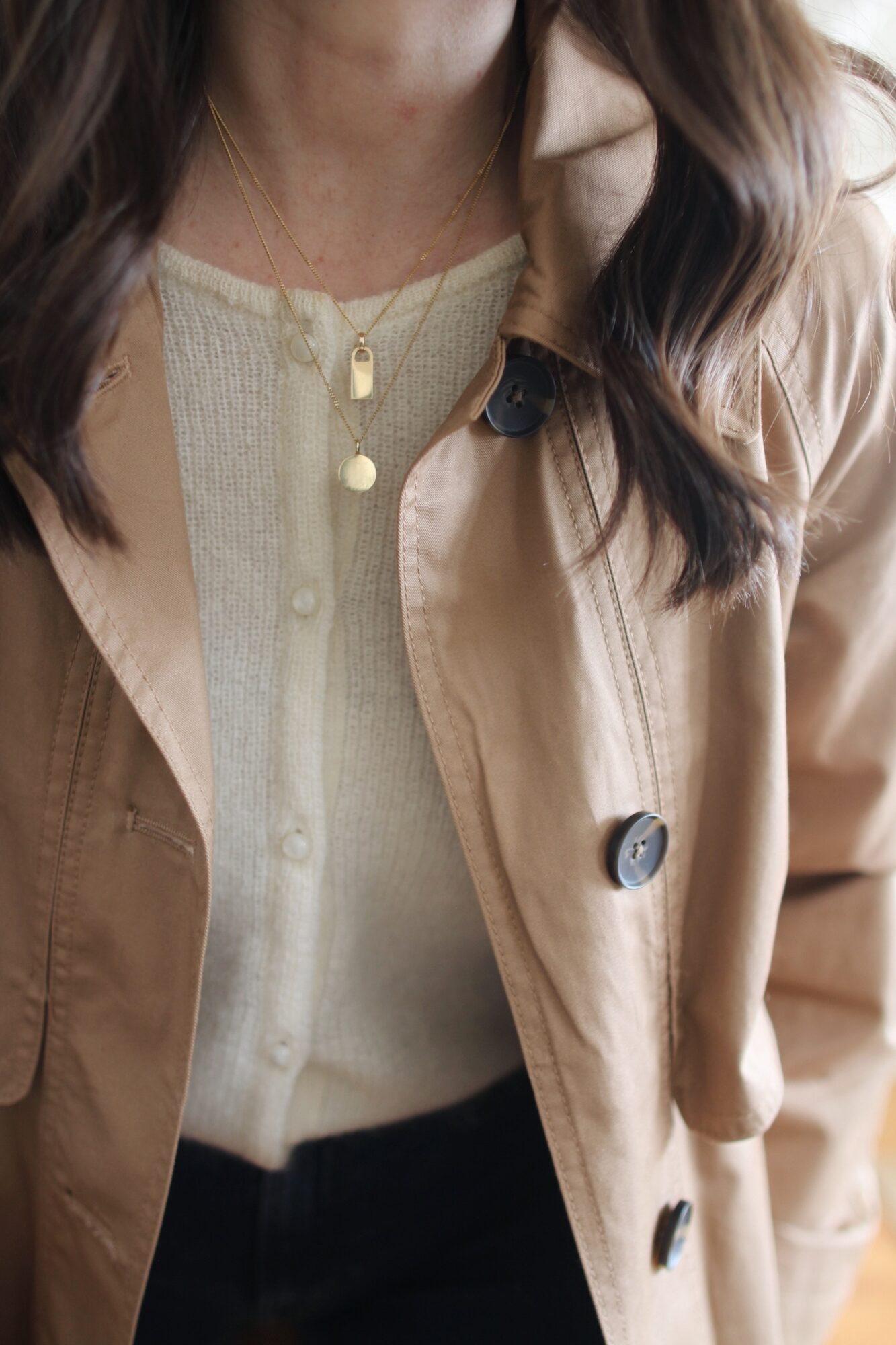 Style Bee - TRENCH, GASPARD CARDIGAN, STRAIGHT LEG JEANS, CONVERSE