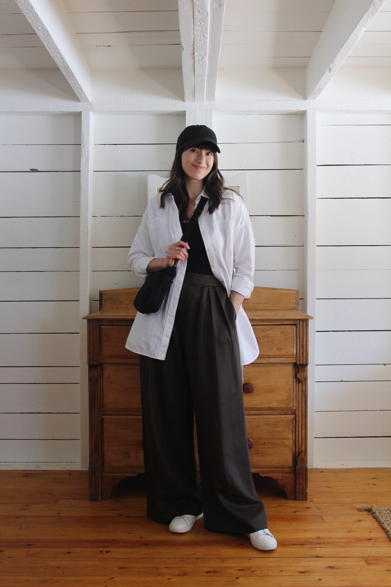 Look #2: Wide Leg Linen Pants