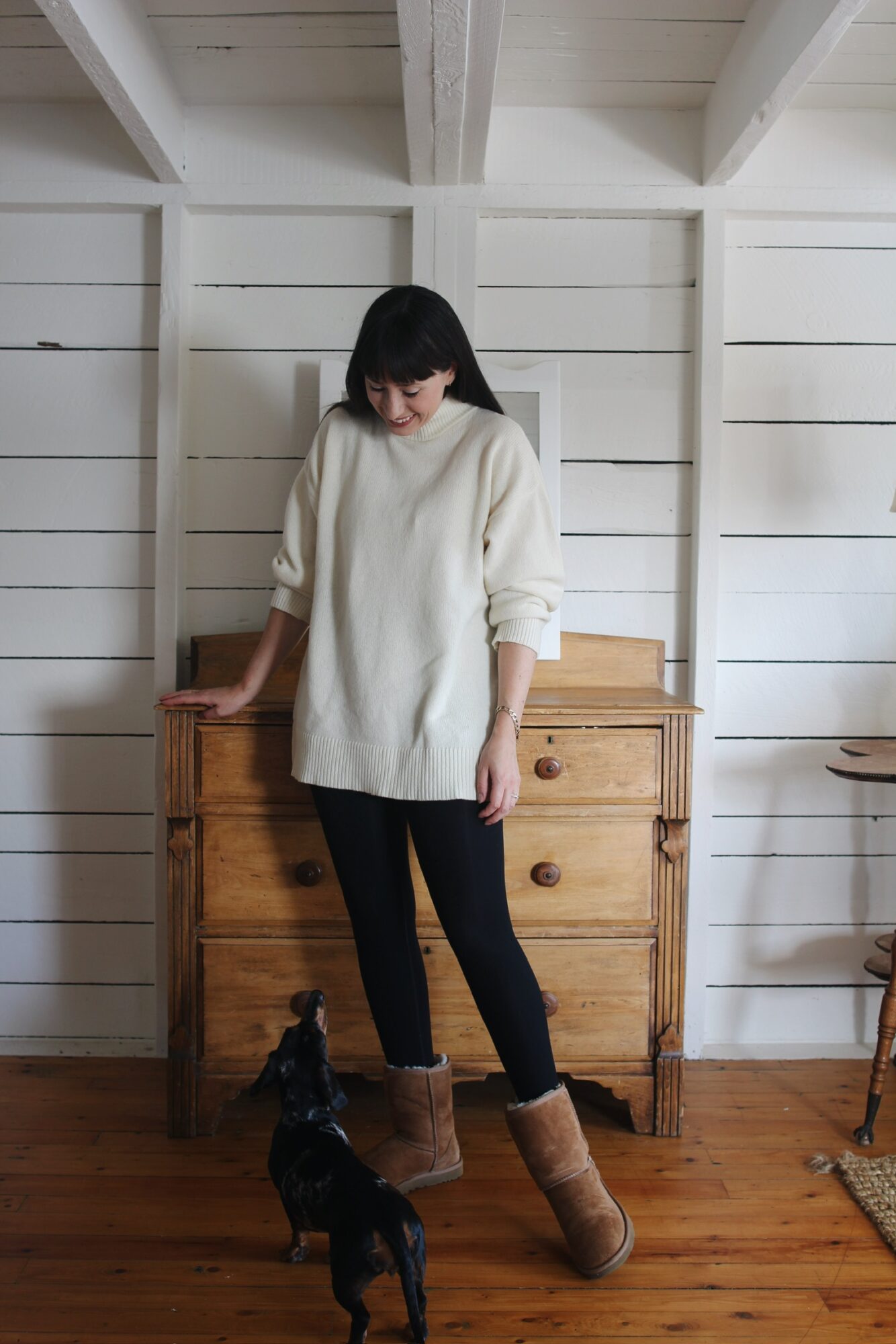 RETREAT MOCKNECK, LEGGINGS AND UGGS - Style Bee