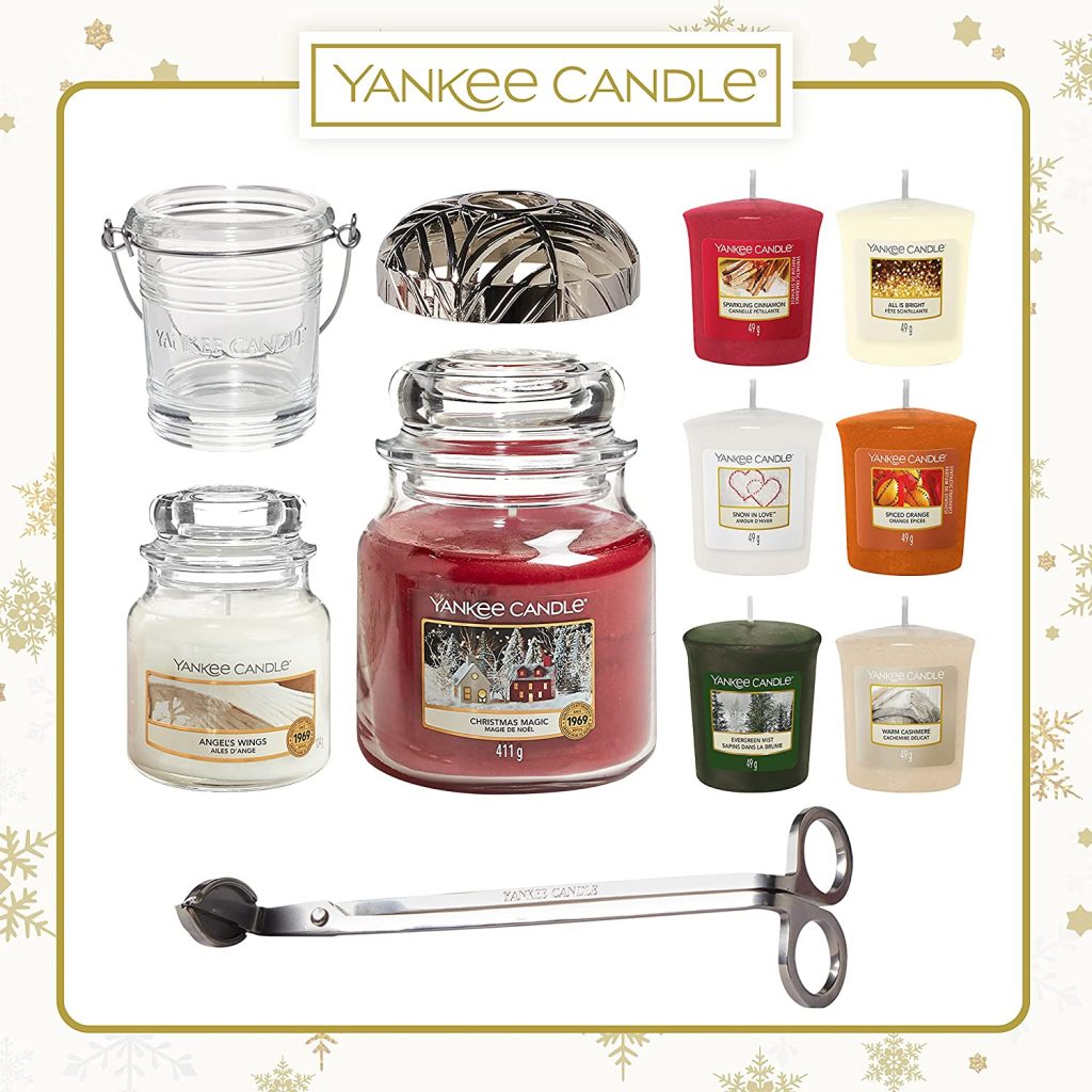 Yankee Candle Set 12 Candele Votive Xmas Gift Set Pack