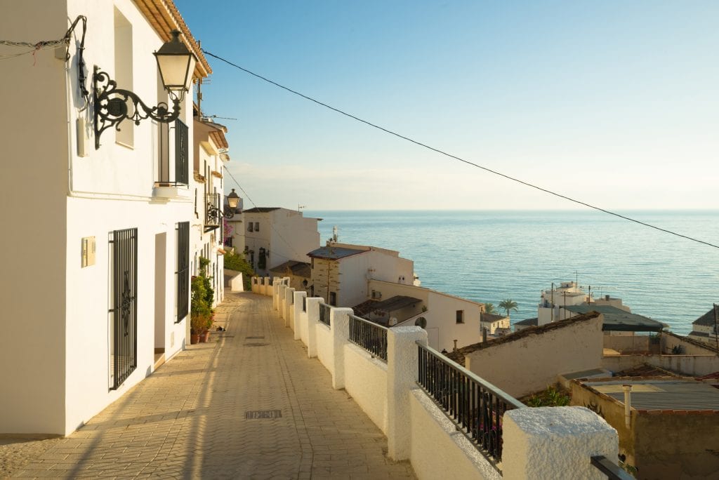 altea with kids, altea street