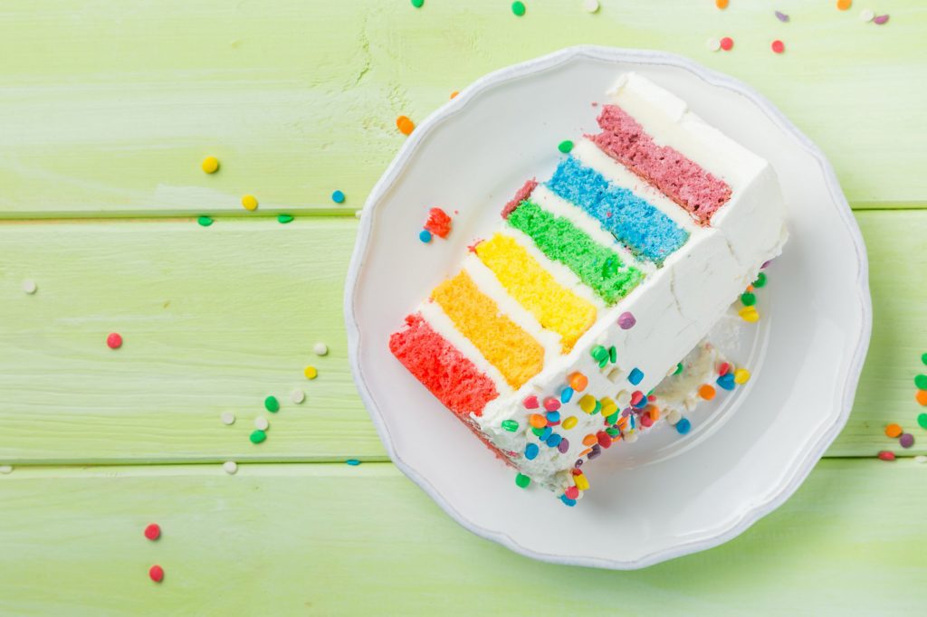 rainbow-cake