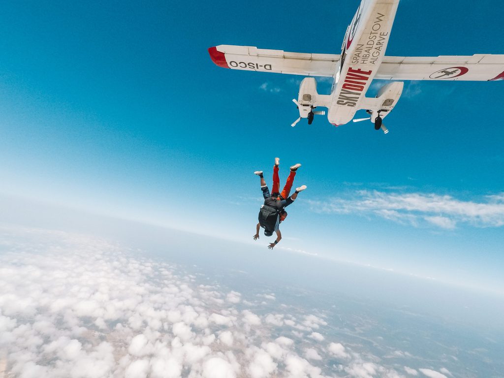 skydiving