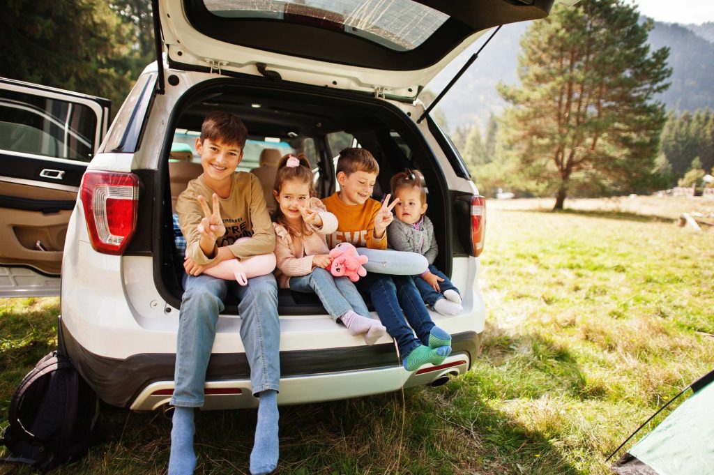 3a9cf3d6 kids in car boot