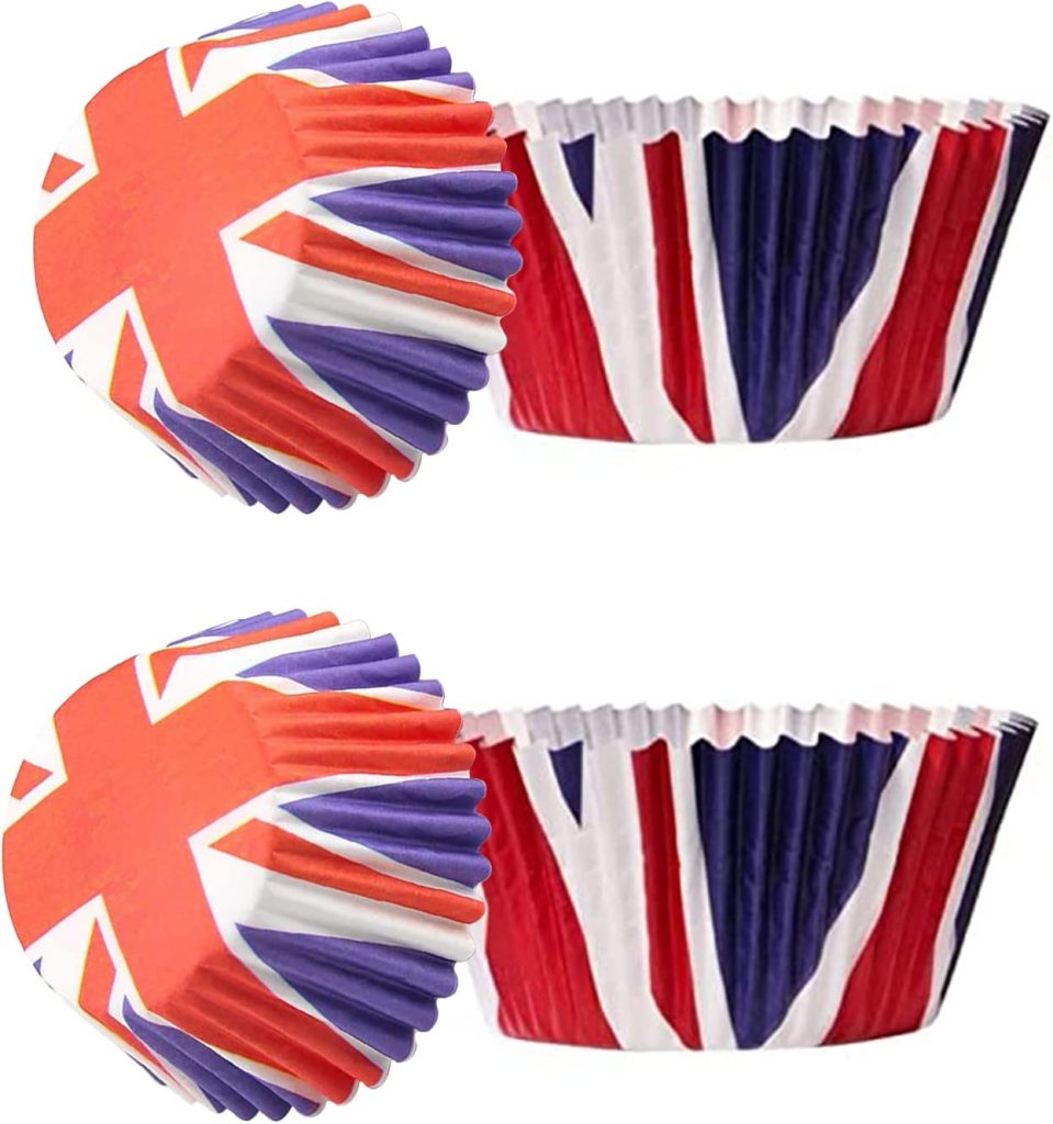 ece union jack cupcake cases