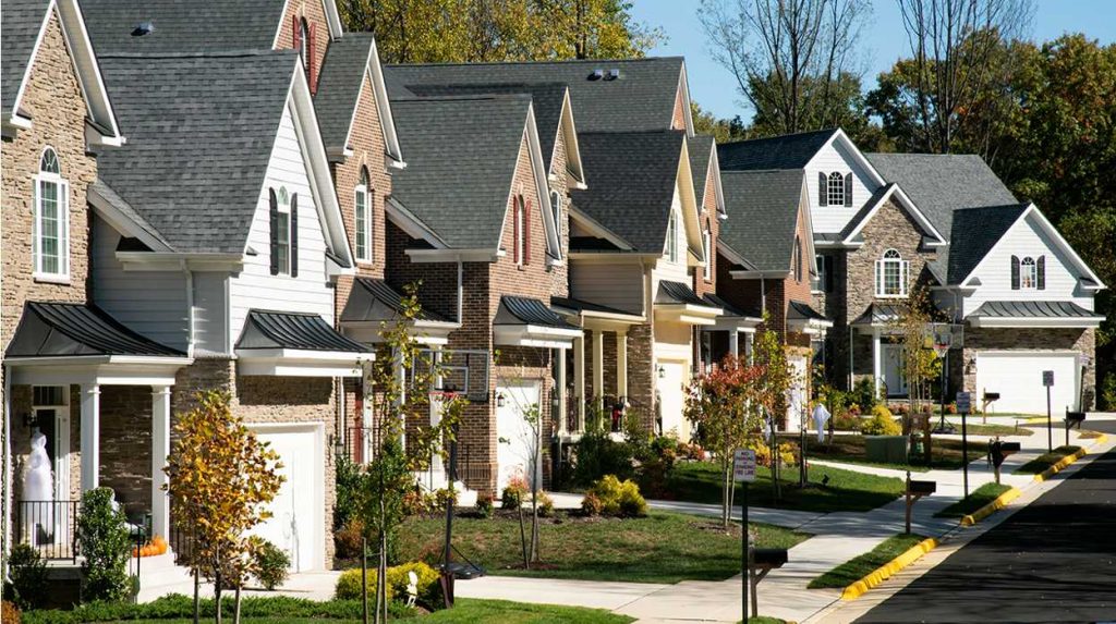 df row of houses