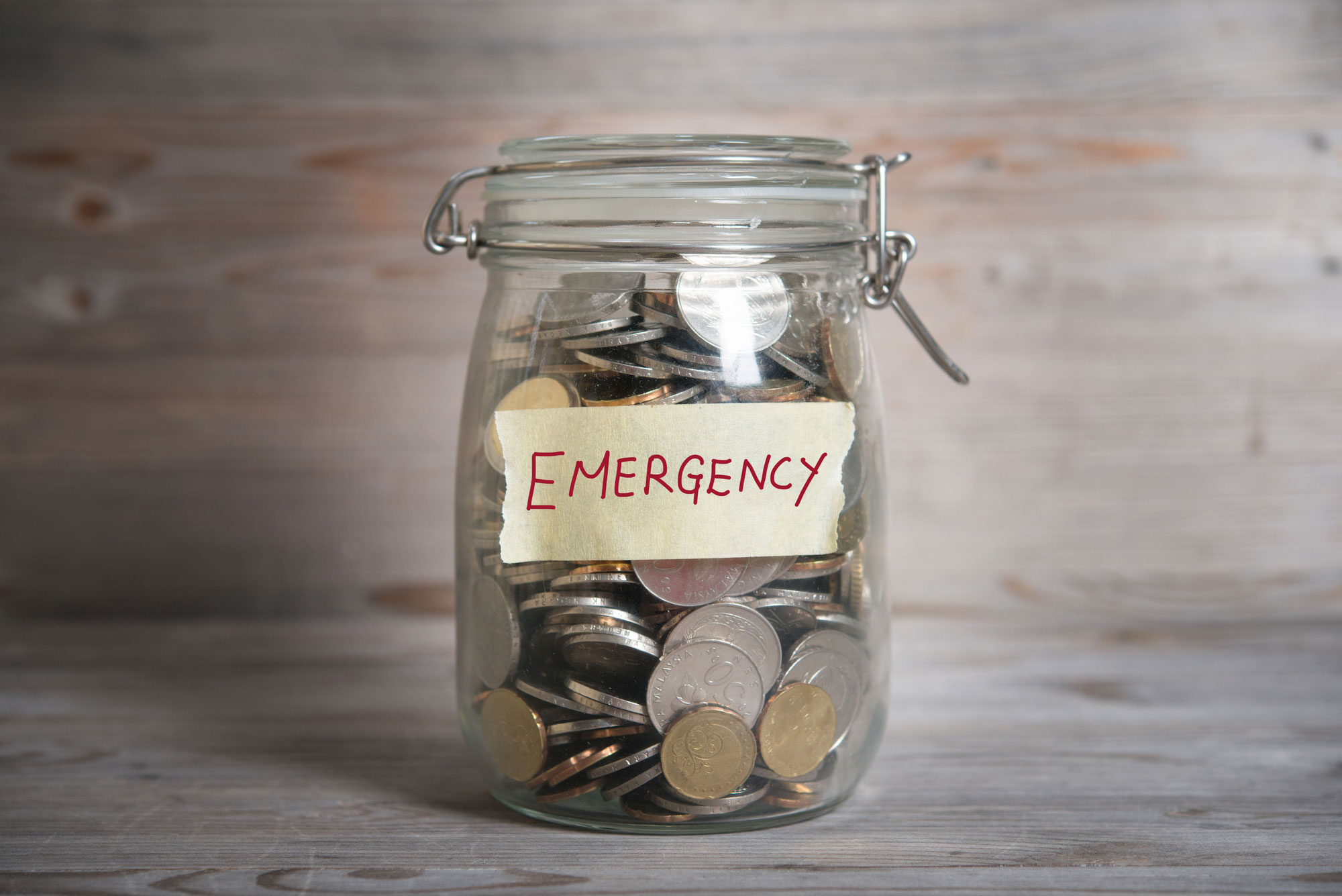 emergency fund jar