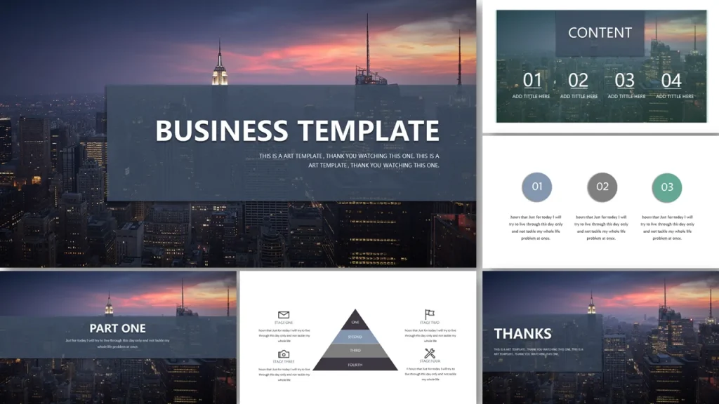 Animated Business PowerPoint Template