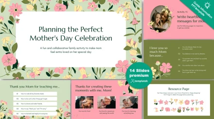 Planificación de la presentación del Día de la Madre