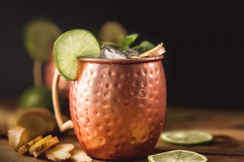 moscow mule london mule trago con cerveza de jengibre o ginger beer fentimans 