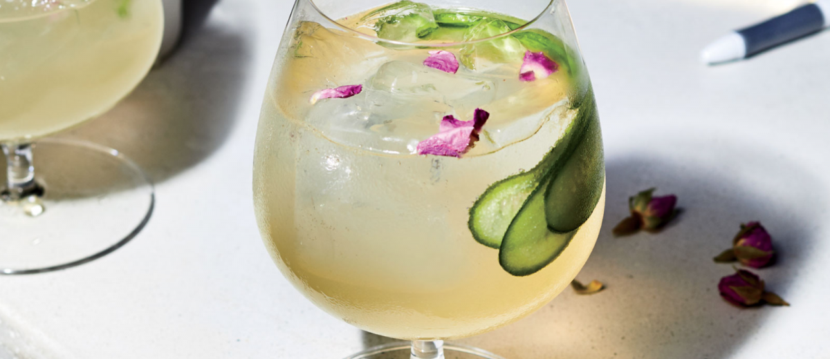Recetas con Gin: Gin Cucumber & Roses con Gin Provincia para el verano ¿Lo preparamos?
