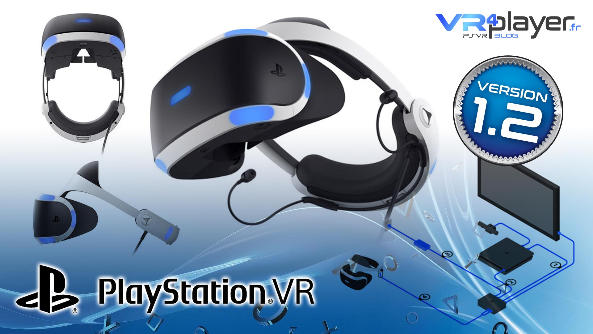 Ensemble Casque PSVR / Playstation VR Avec Caméra Pour PS4