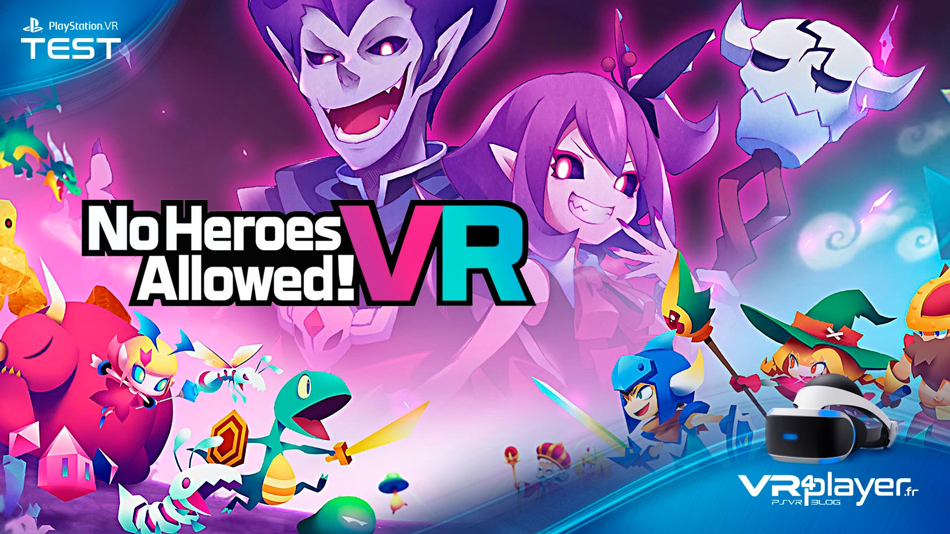 No Heroes Allowed! Test Review Vr4Player.fr