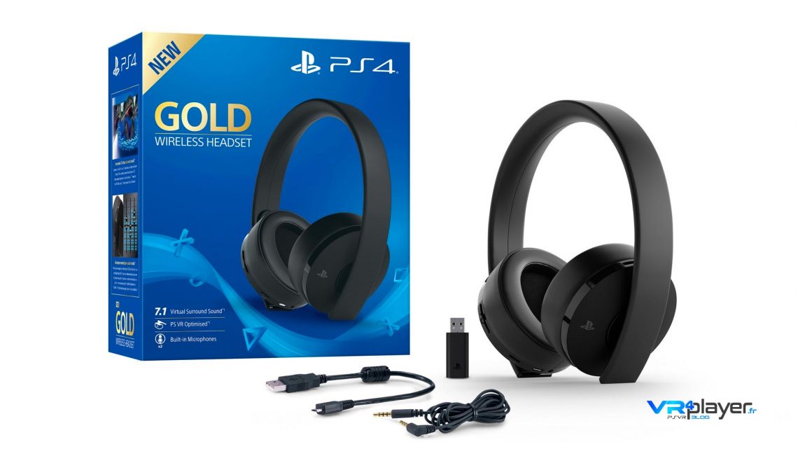 Casque Sony PS4 Gold