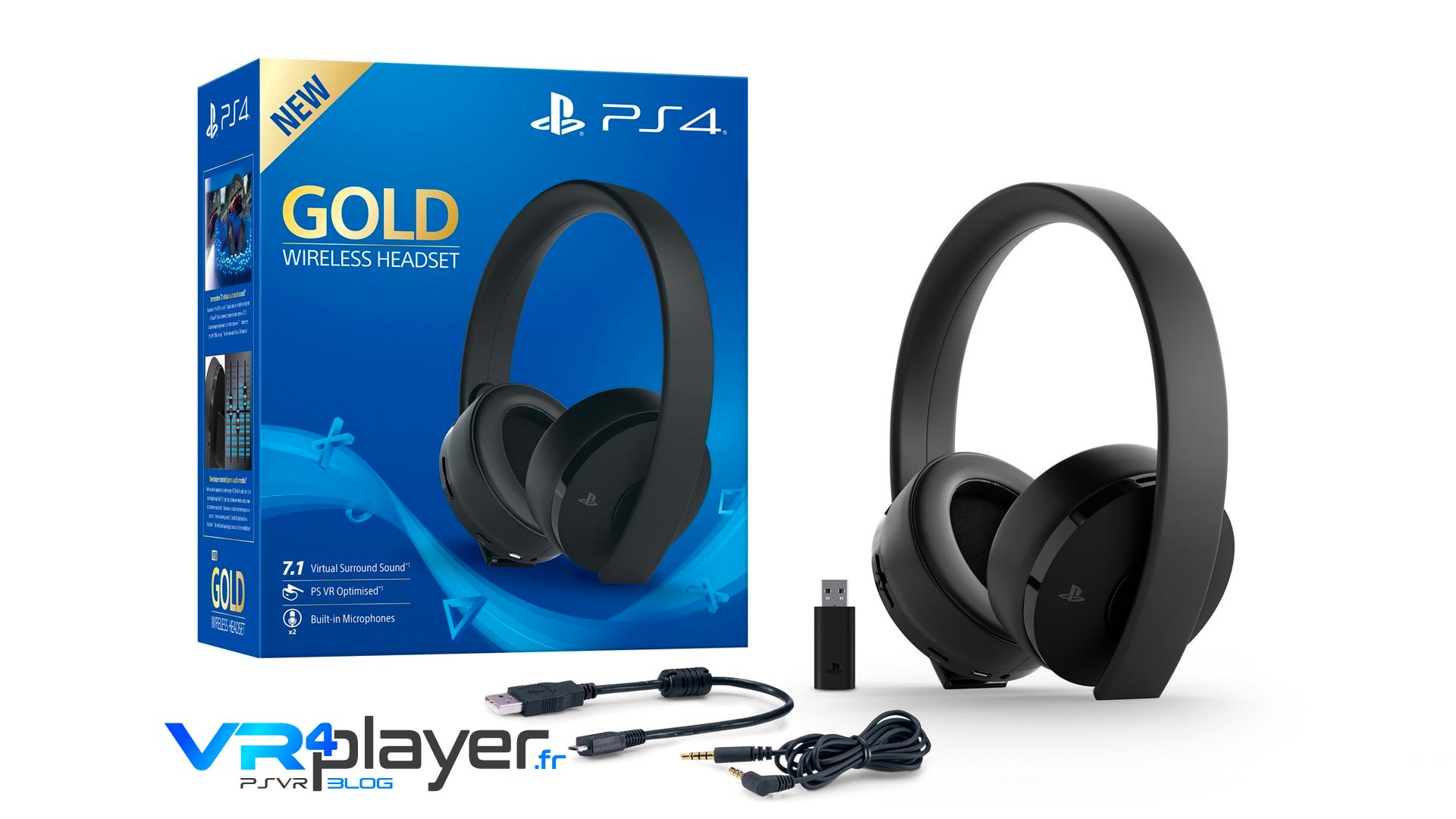 Casque Sony PS4 Gold