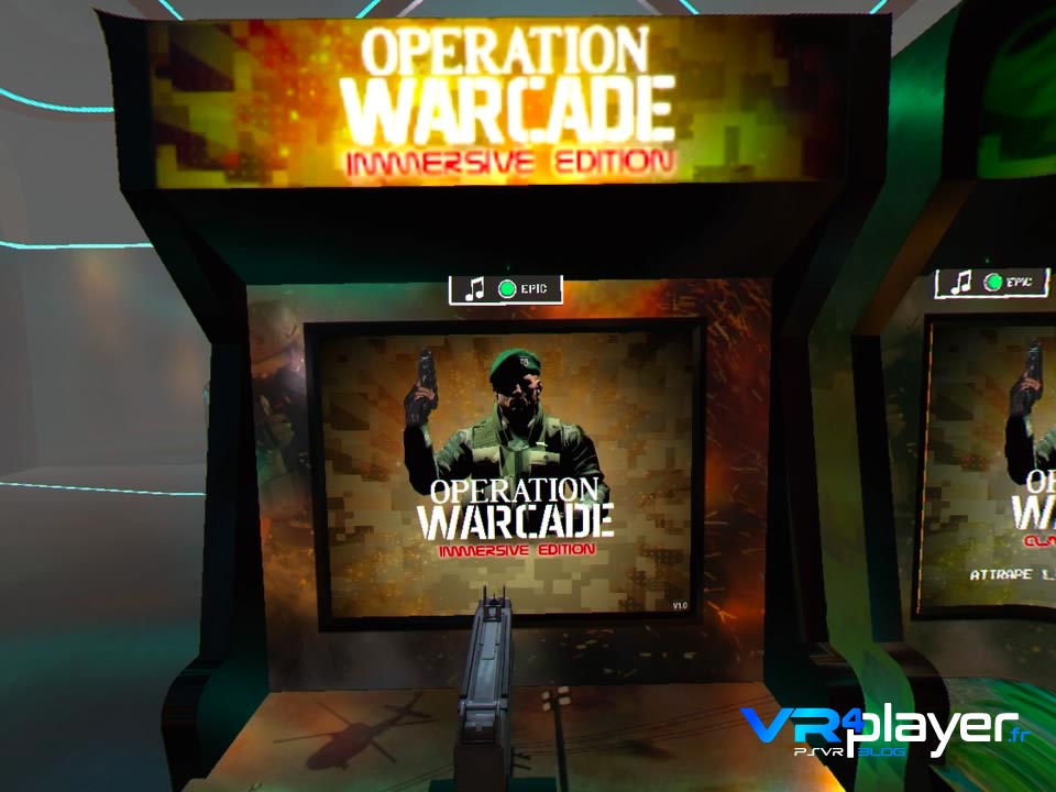 Operation Warcade sur PSVR