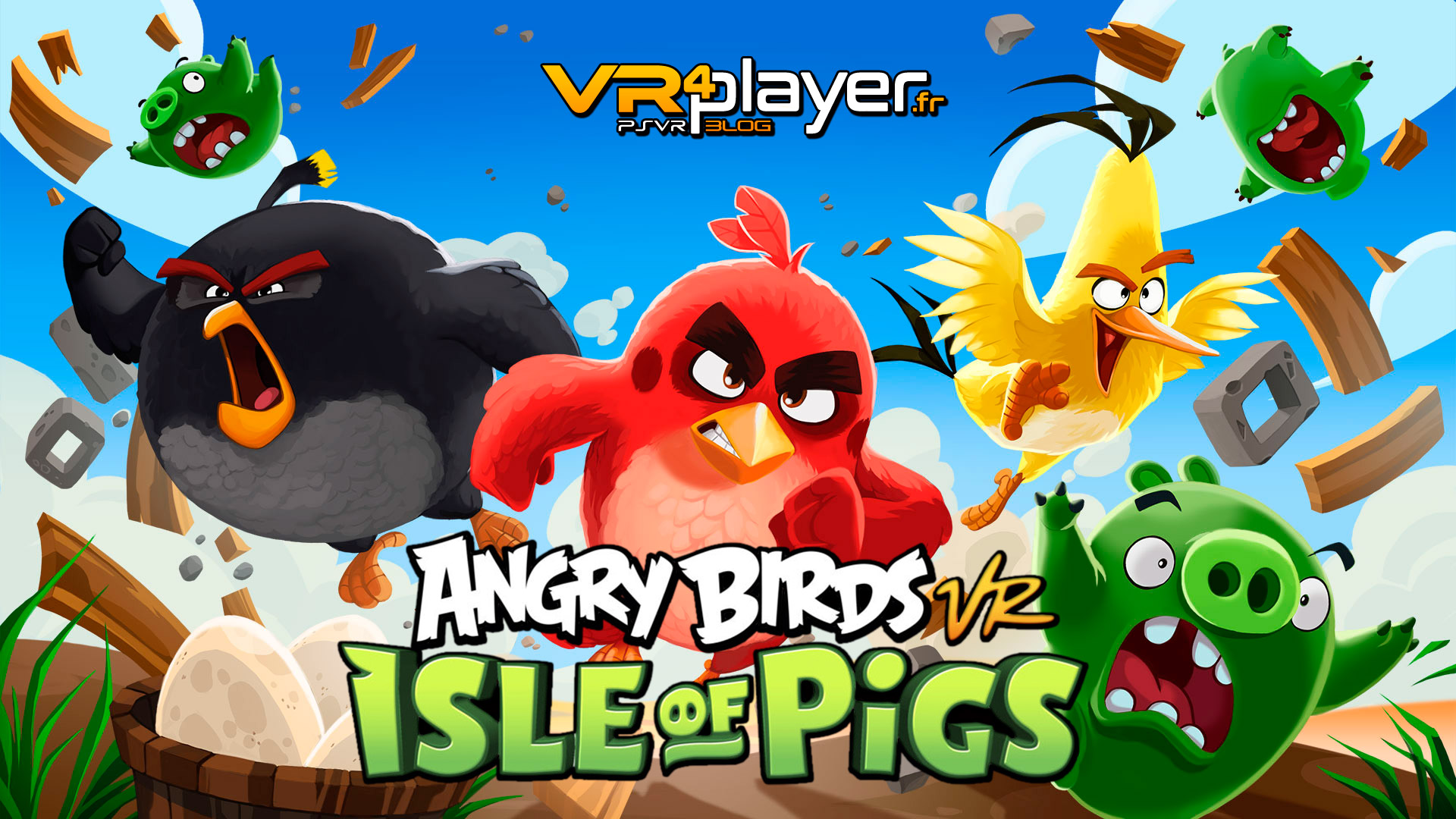 Angry Birds VR: Isle of Pigs VR PSVR VR4PLayer