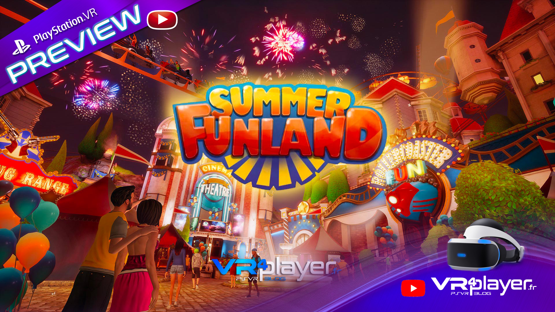 Vacation vr. Игра Summer Funland. Summer Funland VR ps4 диск. Превью ВР. Веселяндия / Funland.