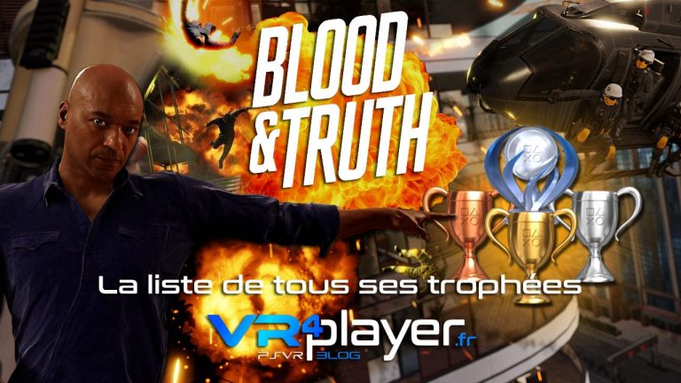 tous les trophées de Blood and Truth