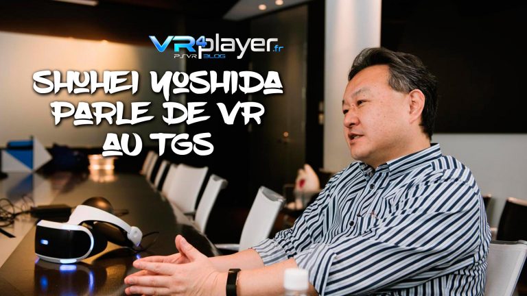 Shuhei Yoshida PSVR Iron Man VR TGS 2019 VR4Player