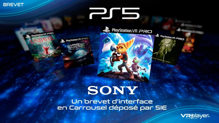 Sony PS5 PlayStation 5 Interface System Carousel VR4player