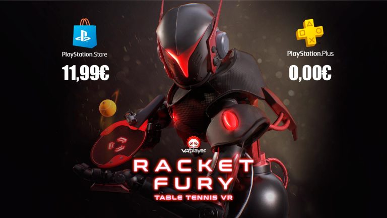 Racket Fury PSVR PlayStation VR PS PLUS gratuit VR4Player