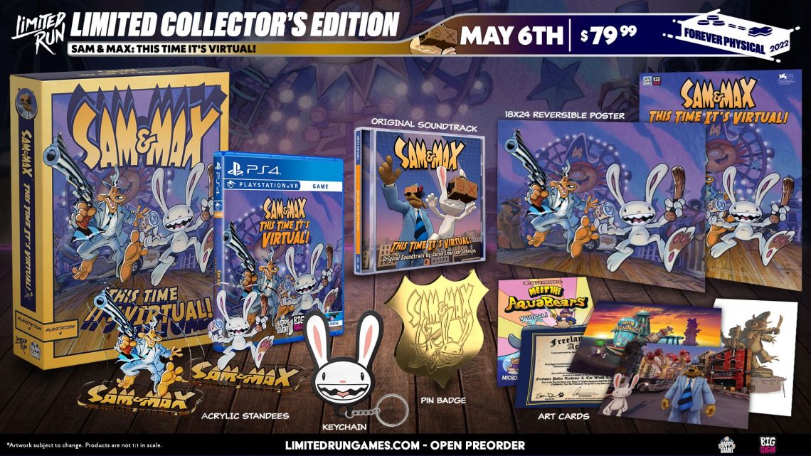 Sam & Max This Time It's Virtual en physique chez Limited Run sur PSVR