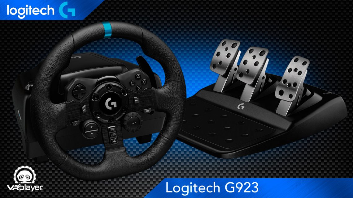 LOGITECH Volant de Course et Pédales G923 pour PS4/PC pas cher 