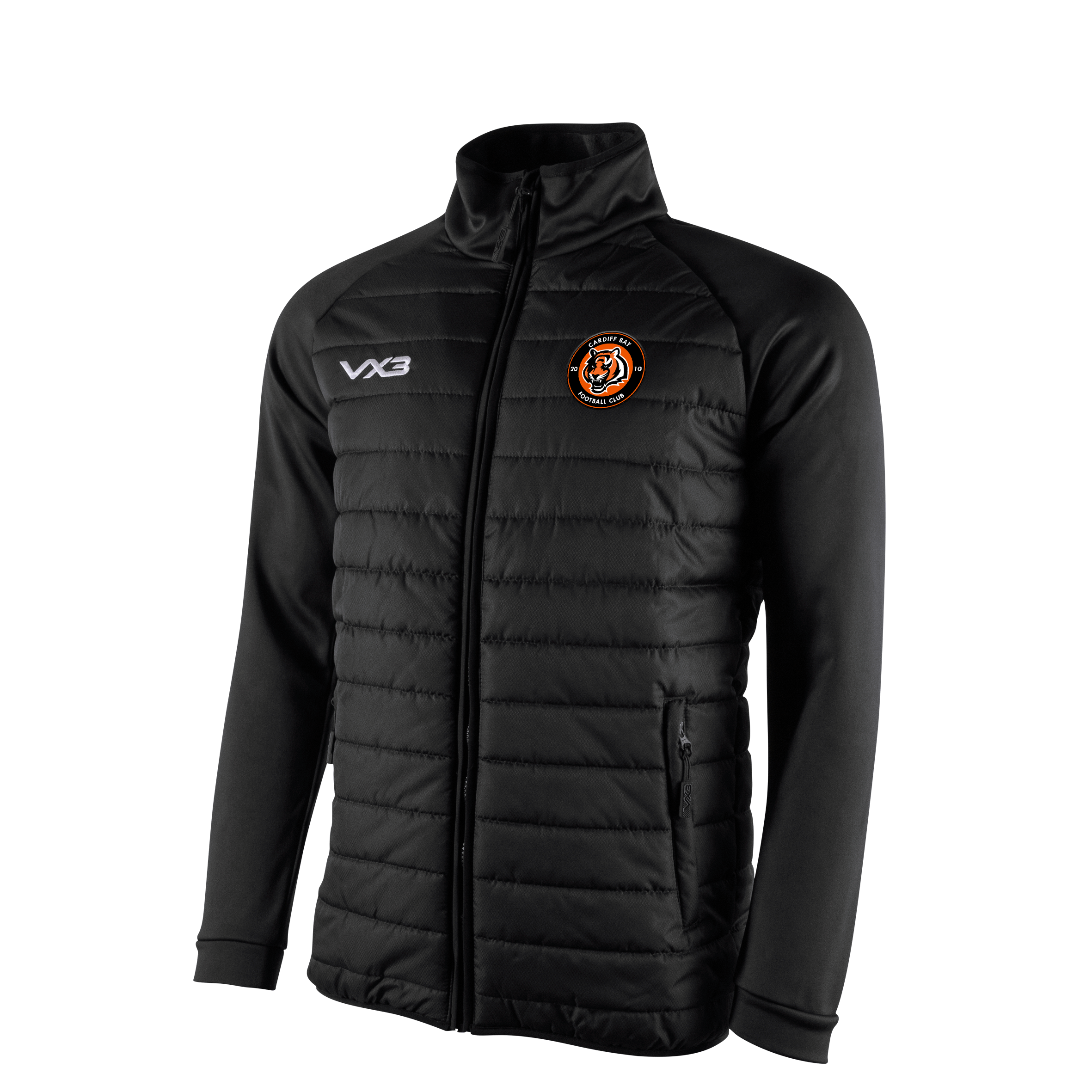 Cardiff Bay F C Pro Quilted Hybrid Jacket Vx3 Sportswear