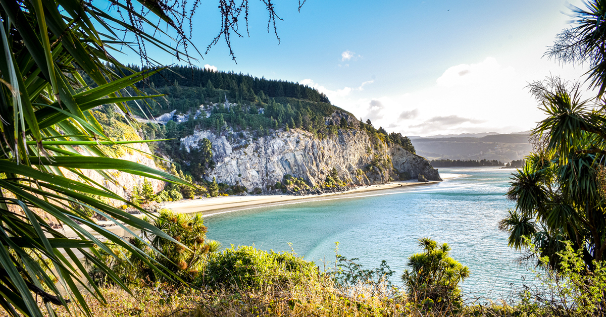 Canoe beach views, Dunedin, Otago NZ