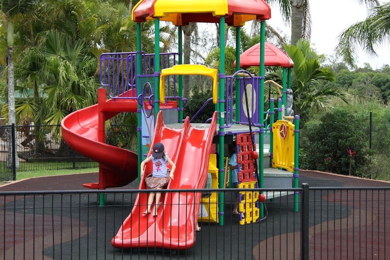 Colourful playground at Brisbane Gateway Resort, QLD.
