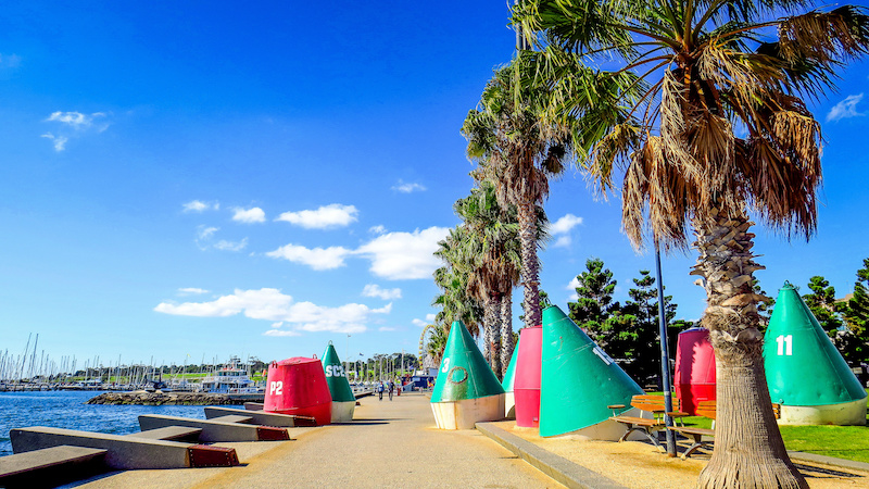 Geelong waterfront, VIC, Australia.